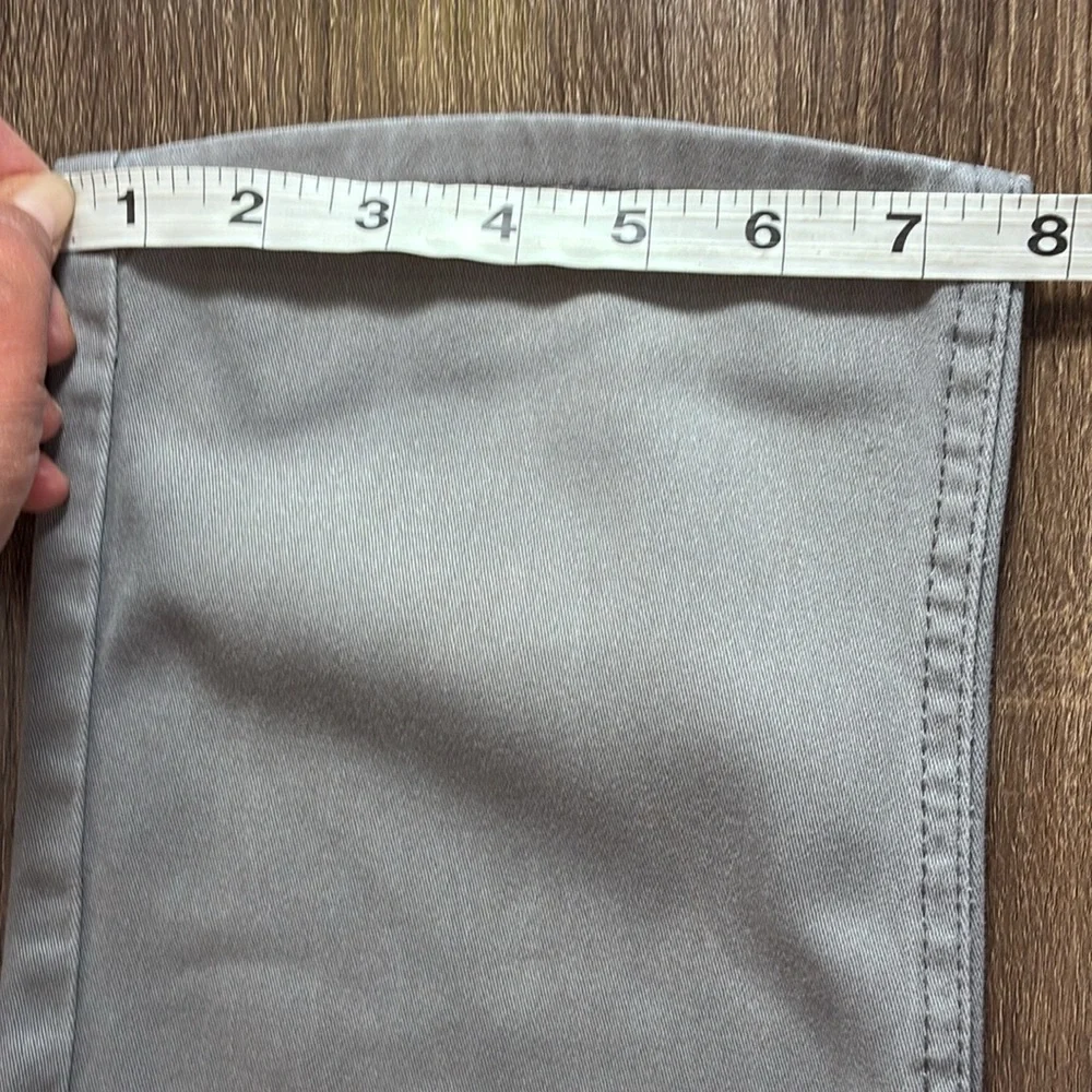 Iron Co. Straight Leg Jeans Men's 36x30 Gray Flat Front 5-Pocket Work/Yard Jeans